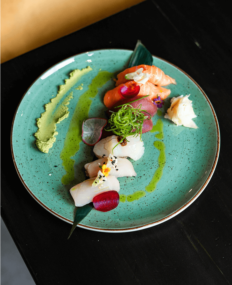 Sushi platter